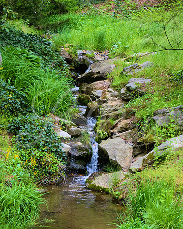 Flowing water